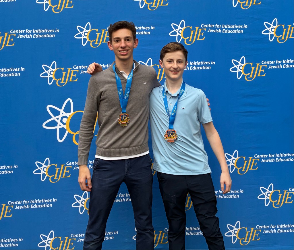 BioCap team receiving first place at CIJE Innovation Day