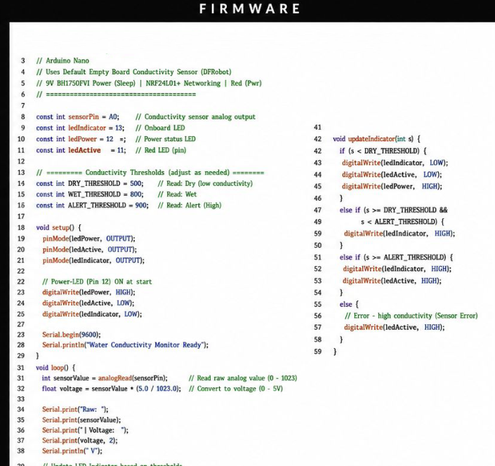 BioCap Arduino firmware code